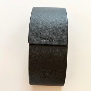 PRADA Large Black Sunglasses Eyewear Case Holder